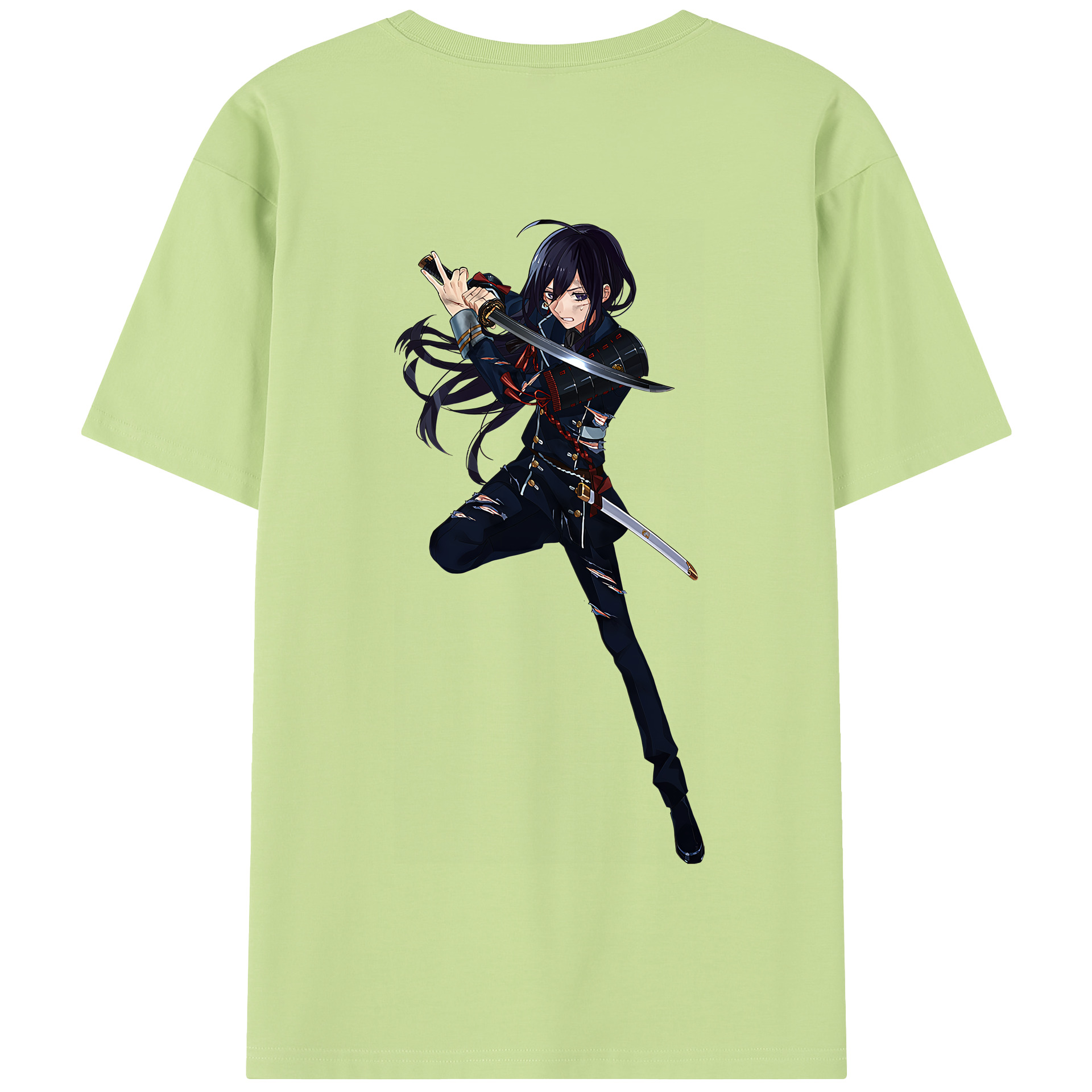 （画像用） 刀剣乱舞 Touken Ranbu 綿100％半袖Tシャツ（背面プリント）